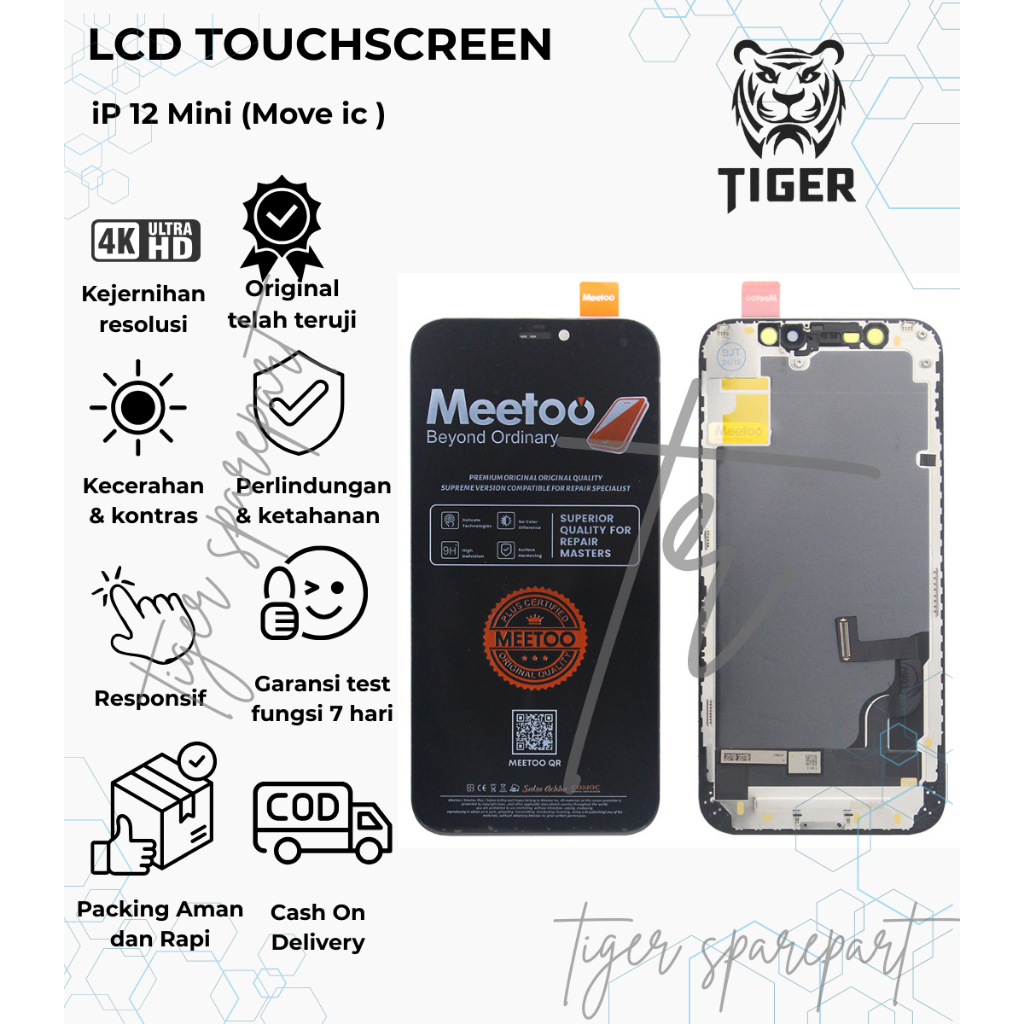 LCD TOUCHSCREEN IPHONE 12 MINI / LCD TOUCHSCREEN IPHONE 12 MINI  (MOVE IC)