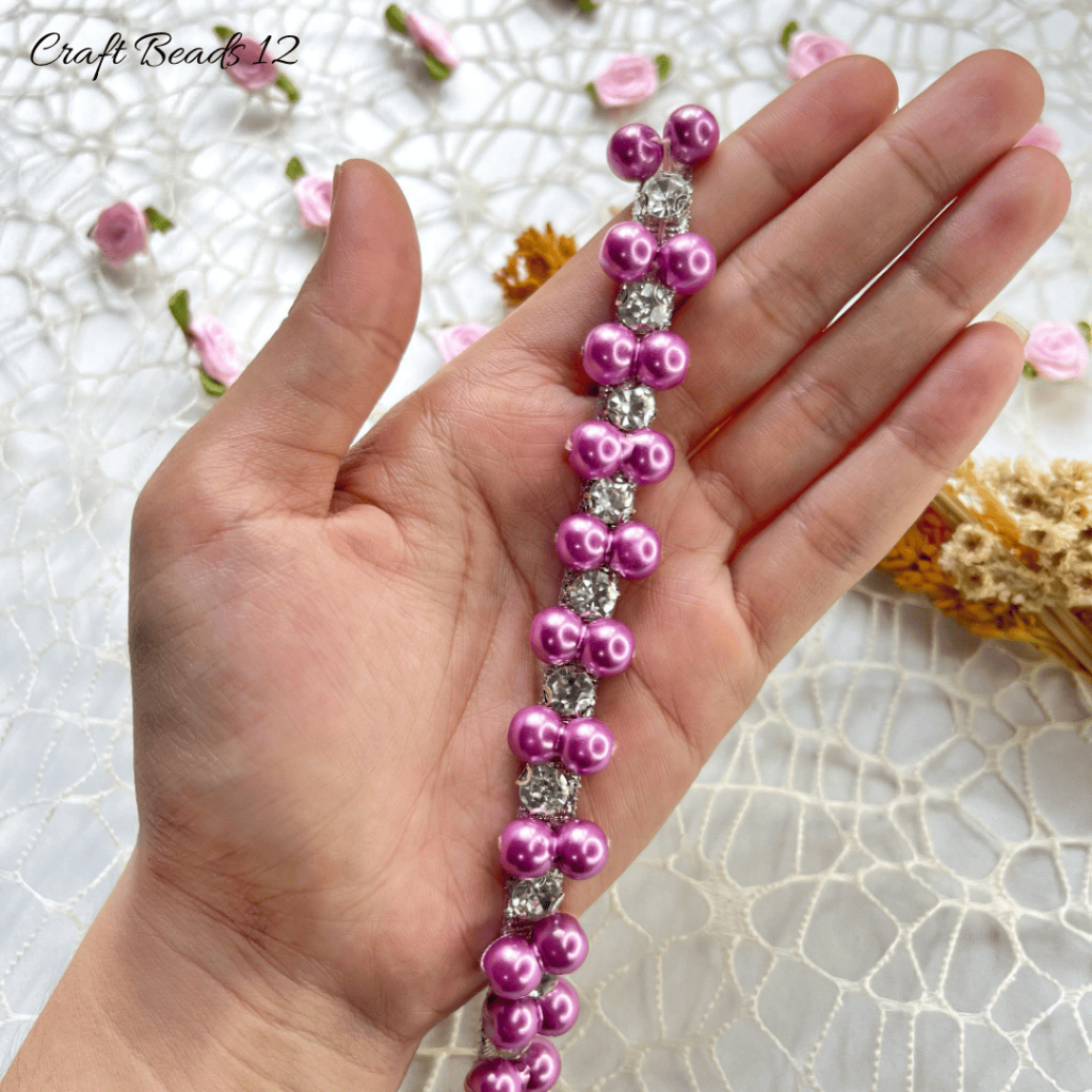 Payet Rangkai Mutiara N13 | Payet Mutiara / Payet Leher / Payet Pinggang / Payet Dada / Bisa Custom 