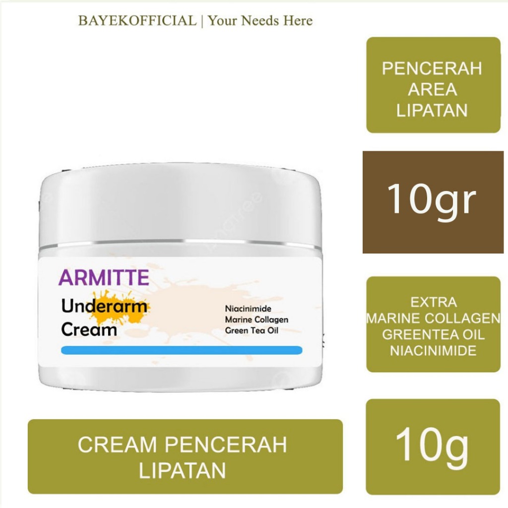 Krim Leher Pencerah Leher Cream Pemutih Leher Ampuh Memutihkan Cream Leher Underarm Cream Leher Armi