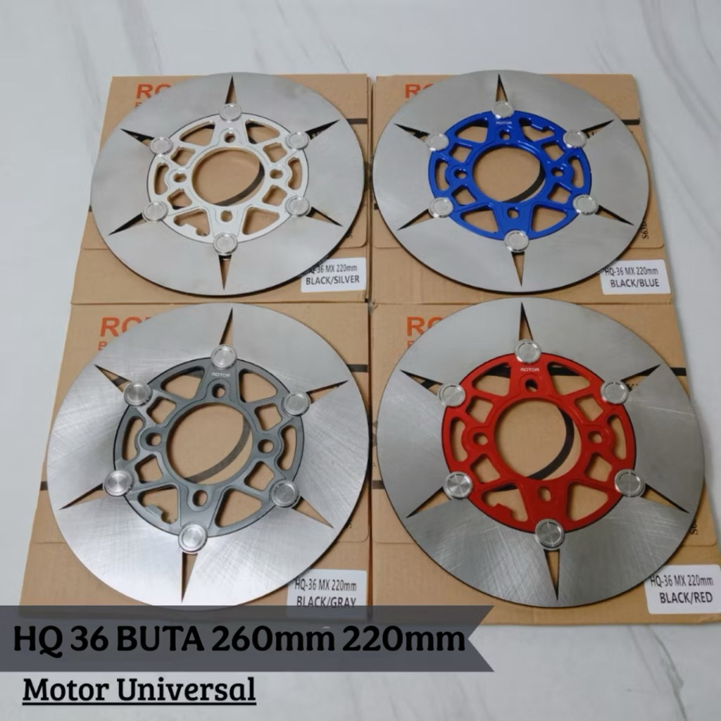 Disc Piringan Cakram Rotor 8.1 DT10 Vietnam 220mm 260mm Beat Vario Scoppy Mio Soul Mio Sporty Jupite