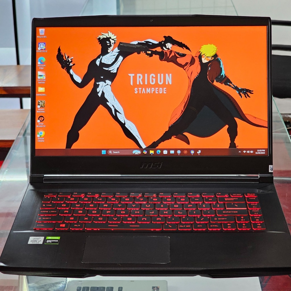 MSI GF65 Thin 10SDR intel Core i7 Gen 10 Nvidia GTX 1660 Ti 144 Hz Slim Gaming Editing dan Desain Gr