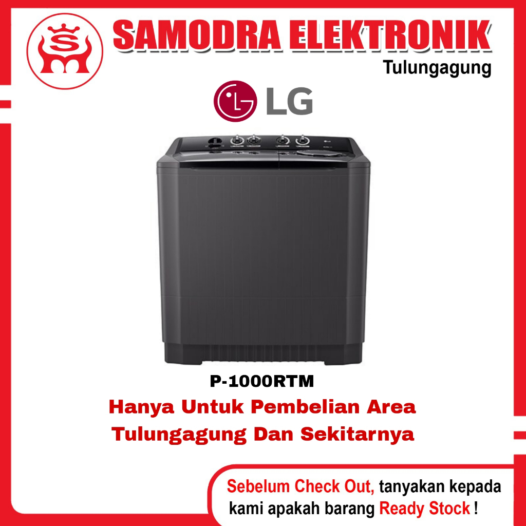 Mesin Cuci LG P-1000RTM | Mesin Cuci 2 Tabung 10 Kg LG