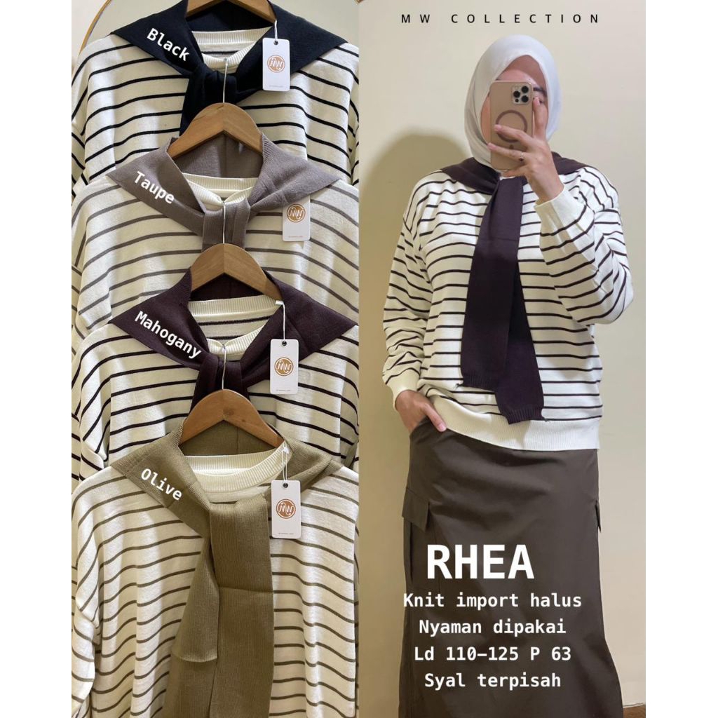 RHEA MAONI BATWING BLOUSE RAJUT PREMIUM HALUS PLUS SAL RAJUT PREMIUM OVERSIZE KNIT IMPORT ORI BLOUSE
