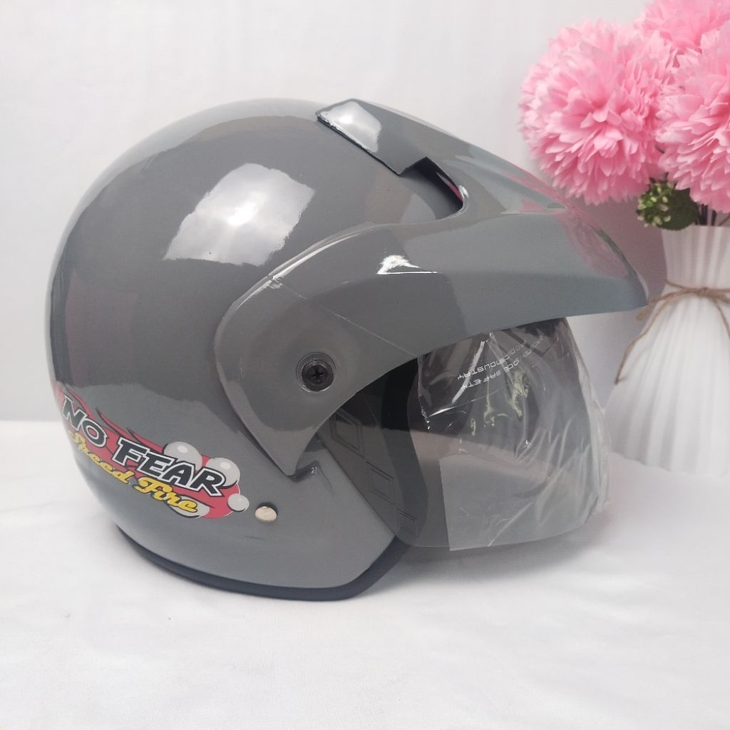 Helm HKM Pluto Polos Gozilla Glossy / Helm Murah HKM / Helm Merk HKM / Helm HKM Murah