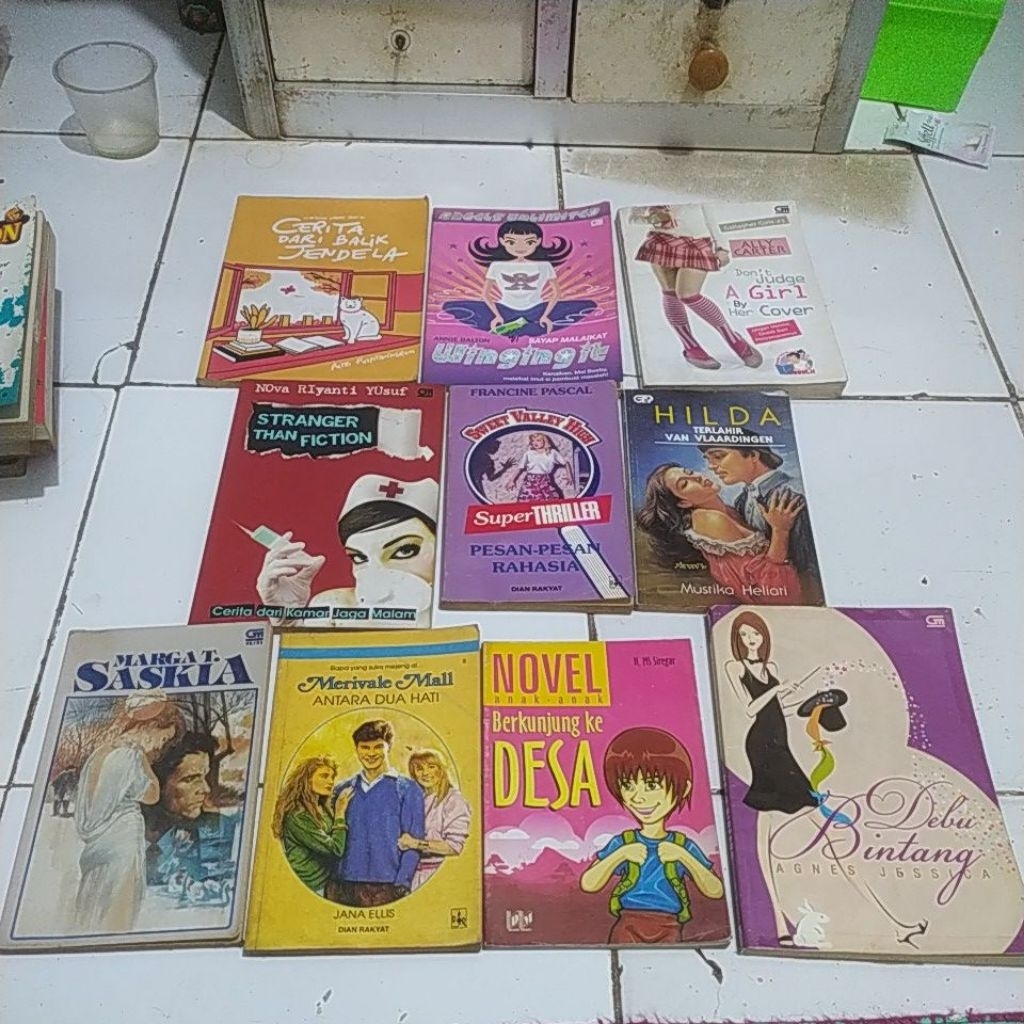 Novel Debu bintang - Agnes/ Cerita dari balik jendela / Wingin git sayap malaikat / Don't judge a gi