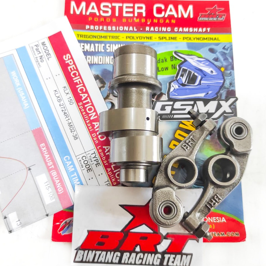 MASTER CAM RRA BRT NOKEN AS PELATUK ROLLER KLX 150 D-TRACKER T37 T38 KLEP 27/24