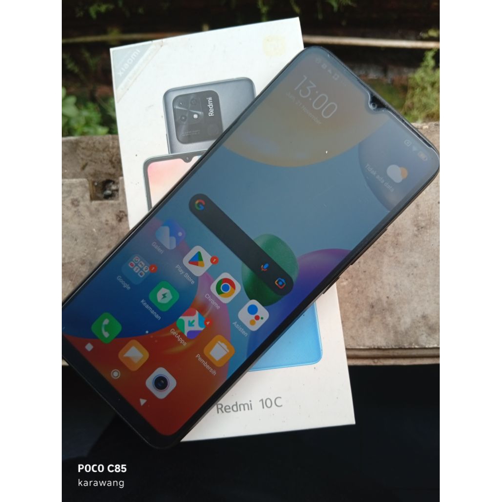 (BEKAS) HP XIAOMI REDMI 10C RAM 4+1GB/64GB