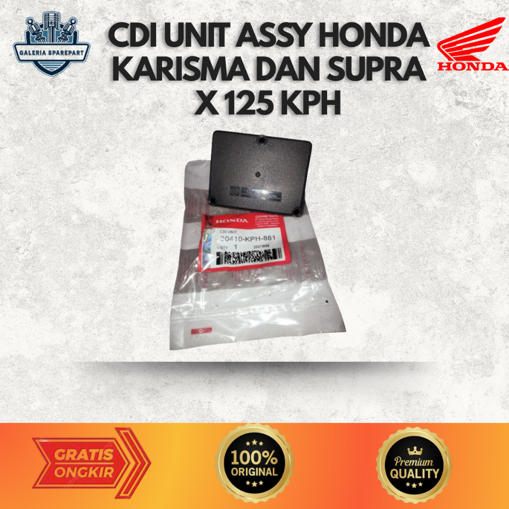 CDI Motor Honda Supra X 125 & Karisma KPH/ DIGITAL CDI HONDA HONDA KHARISMA / SUPRA X 125/CDI / Digi