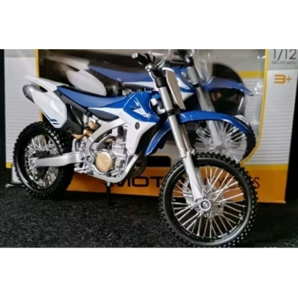 diecast miniatur motor trail Yamaha wr 155 Scala 1:12