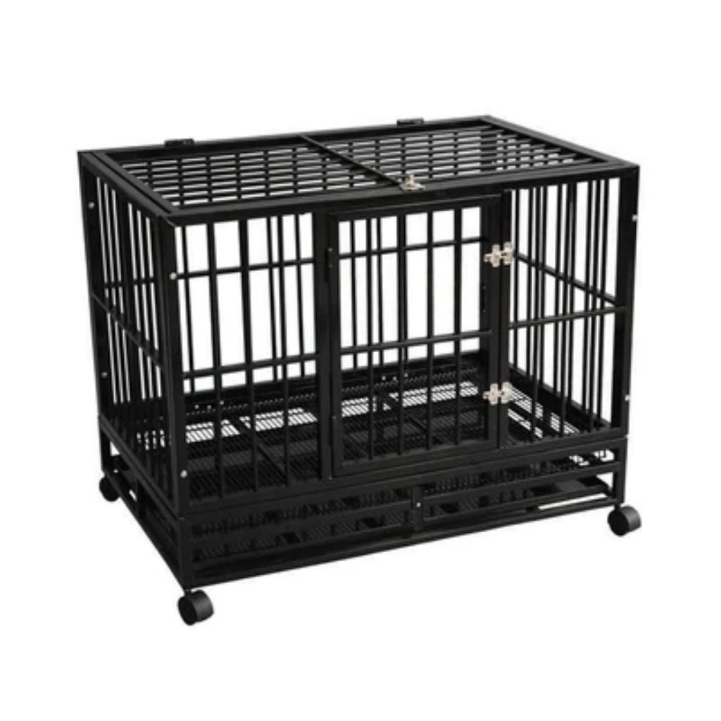 kandang anjing kuat dari besi hollo