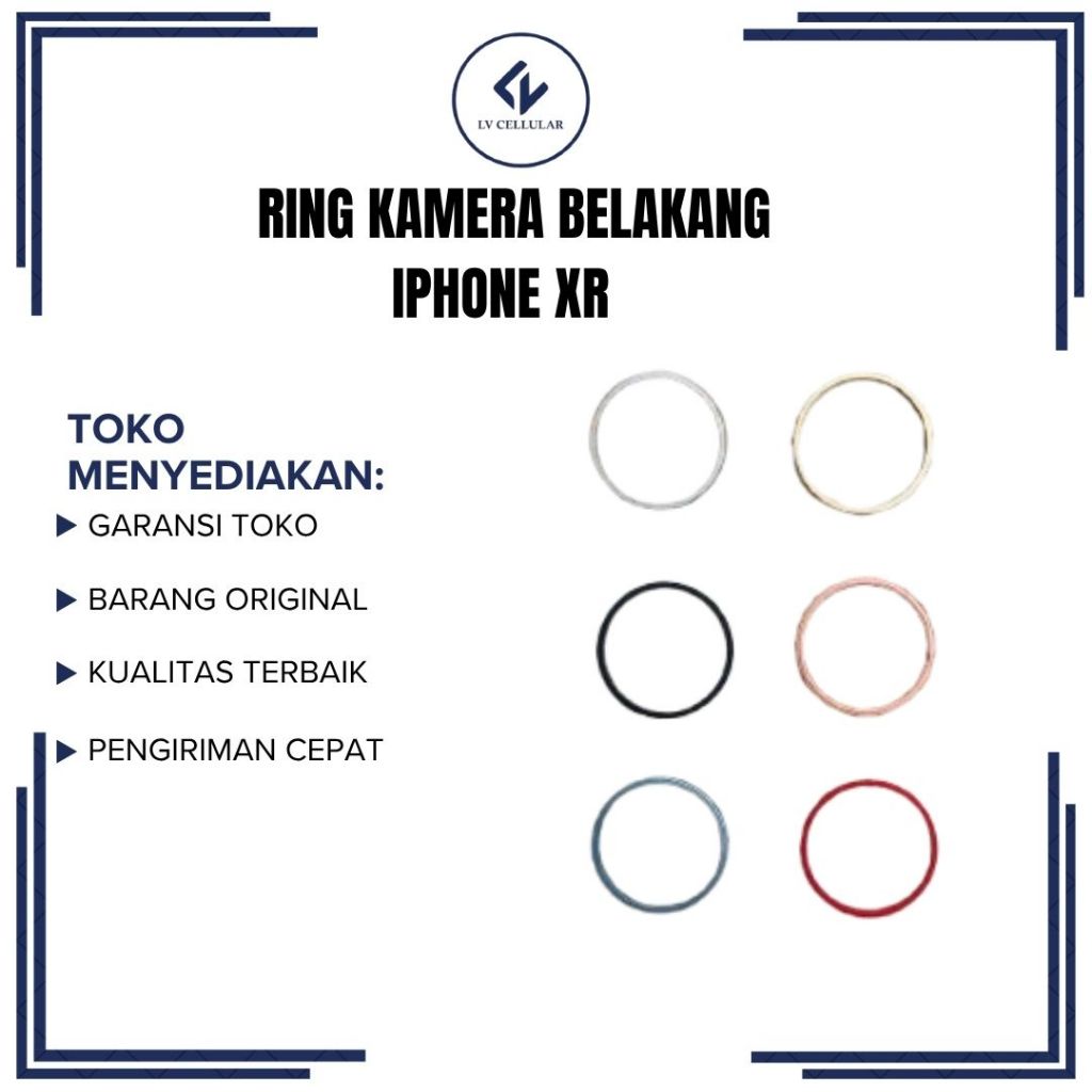 RING PELINDUNG KAMERA IP XR ORIGINAL