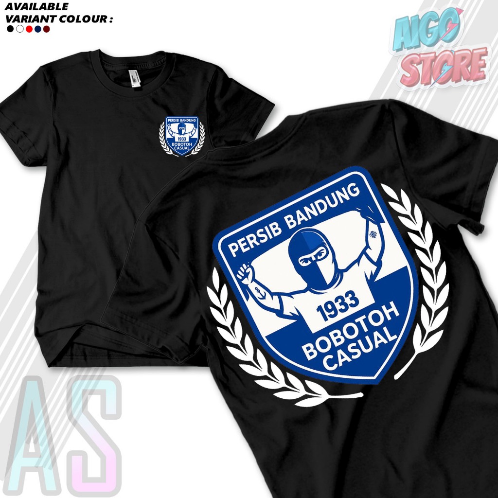 KAOS BOBOTOH PERSIB - TSHIRT DISTRO CASUAL PERSIB HOOLIGANS BANDUNG - KAOS BOBOTOH CASUAL