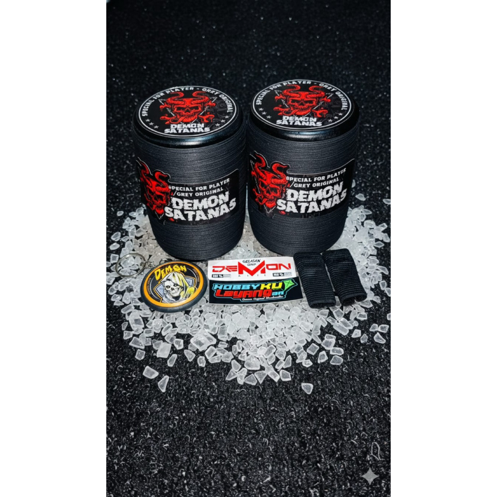 GELASAN MATOT DEMON SATANAS PANJANG 6000 YARD SPECIAL PLAYER BAHAN ABU ORI
