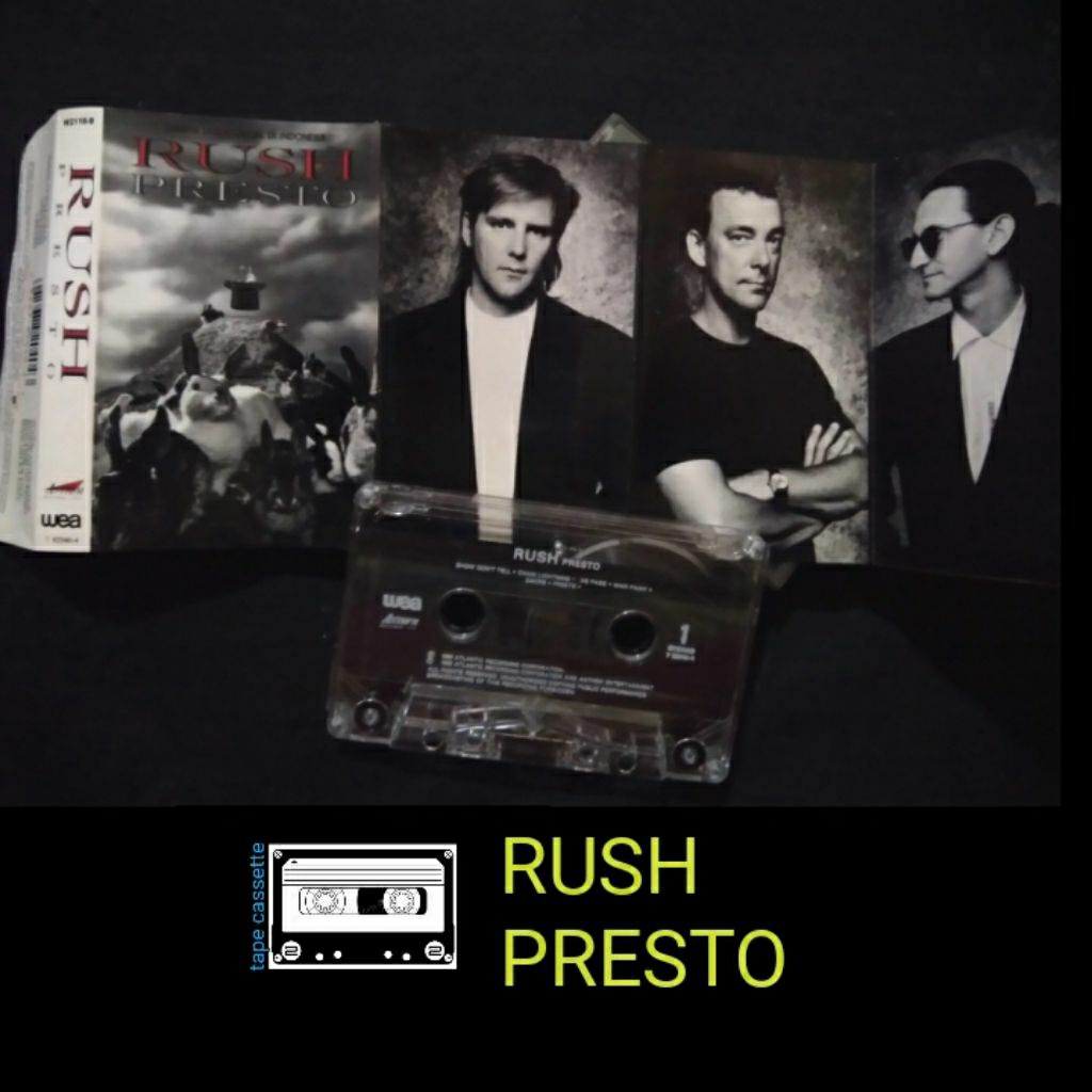 kaset tape pita jadul RUSH  PRESTO