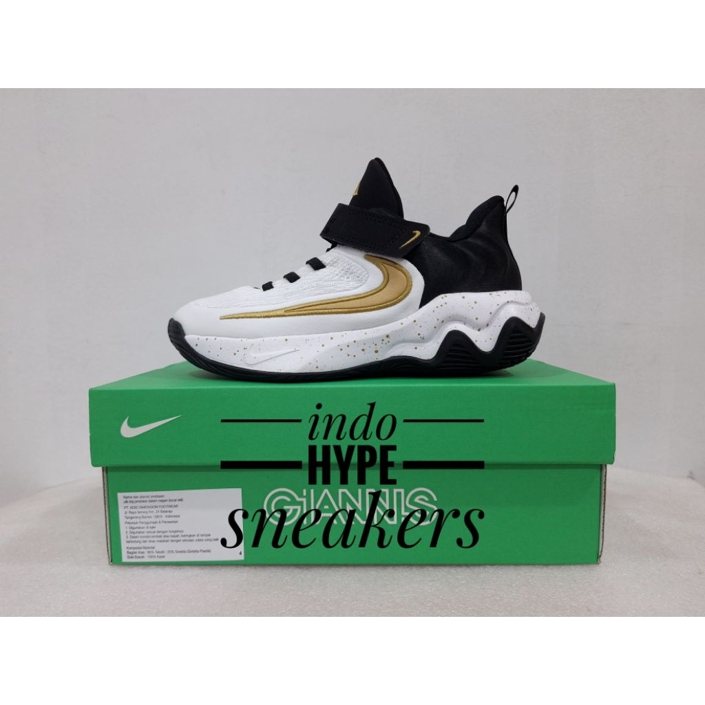 Giannis Immortality 4 BLACK WHITE GOLD (PS)