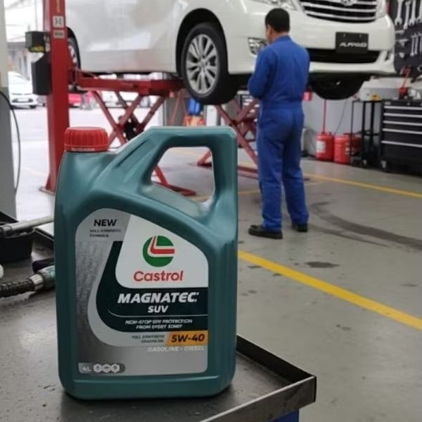 Castrol 5w-40 Fully Synthetic Oli Mesin Mobil Castrol MAGNATEC SUV 5W-40 (4L)