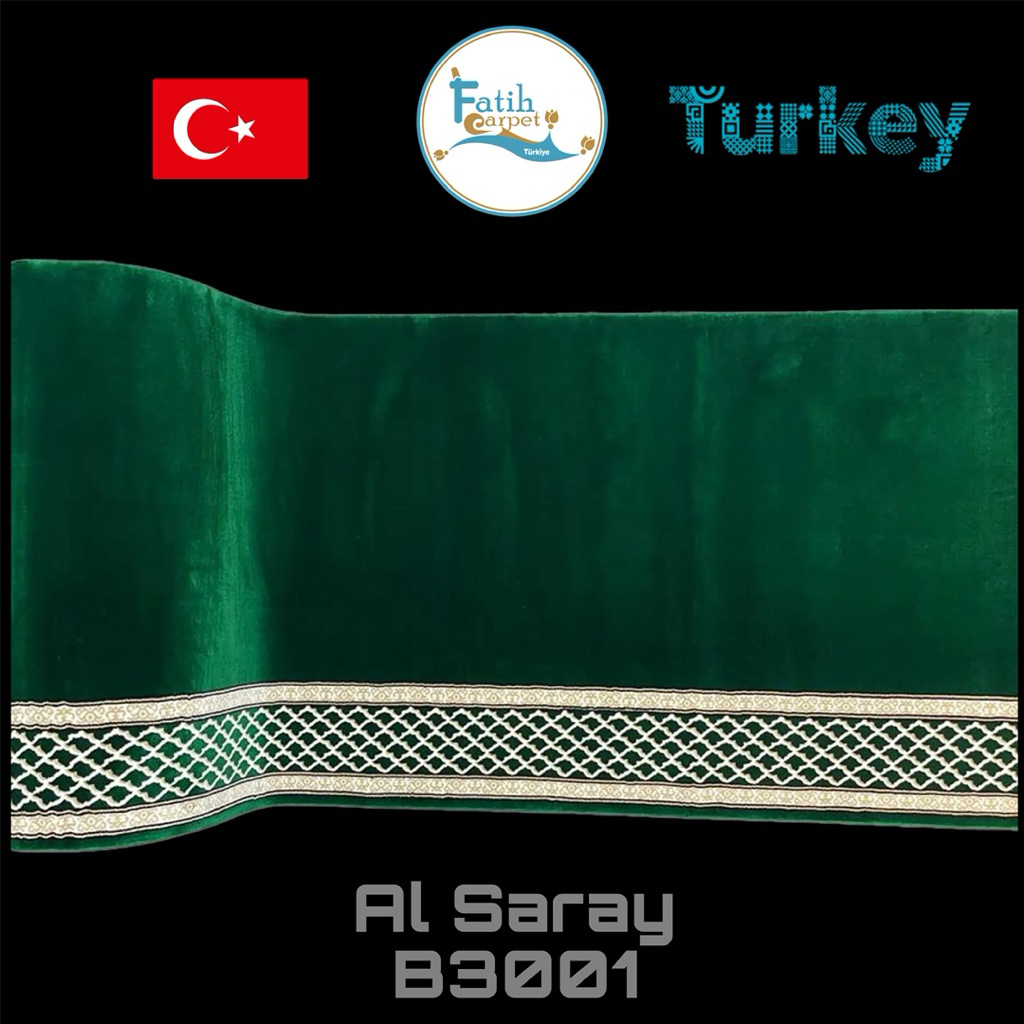 Karpet Masjid Al Saray Import Turki Size 120 Cm X 6 Meter - A1