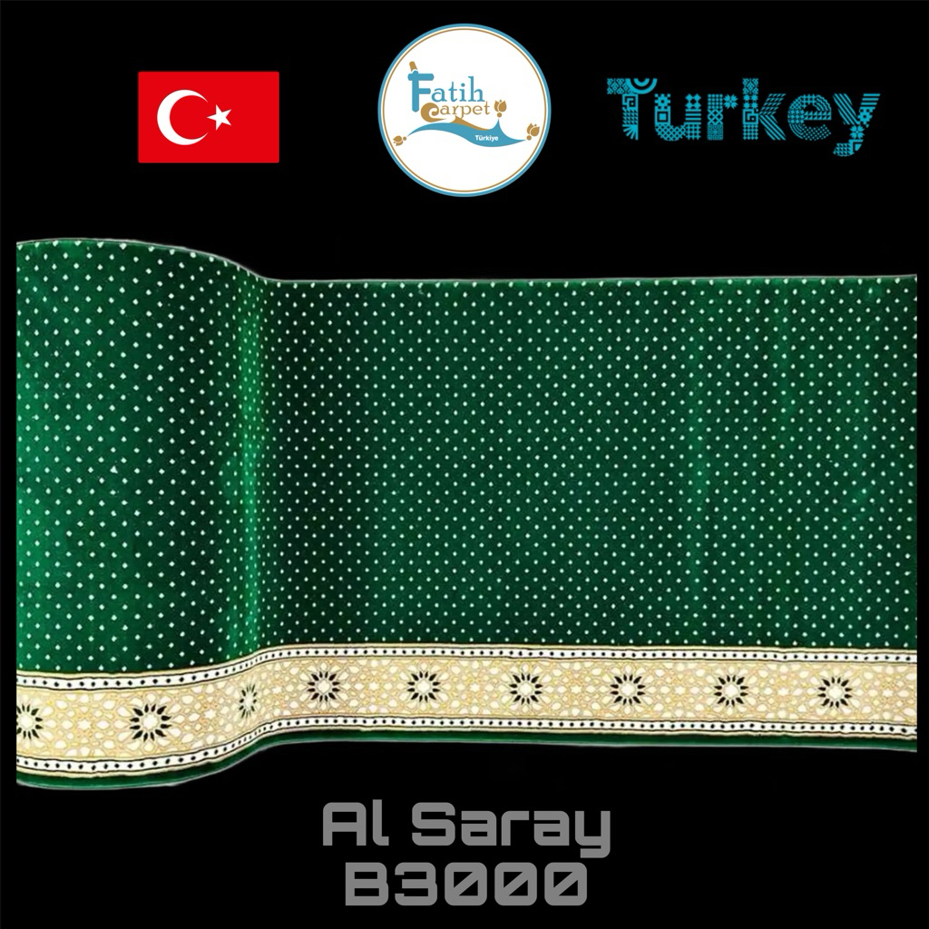 Karpet Masjid Al Saray Import Turki Size 120 Cm X 6 Meter - A4