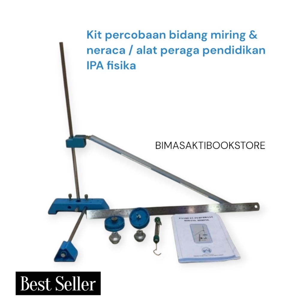 cod kit alat peraga percobaan bidang miring, percobaan neraca original