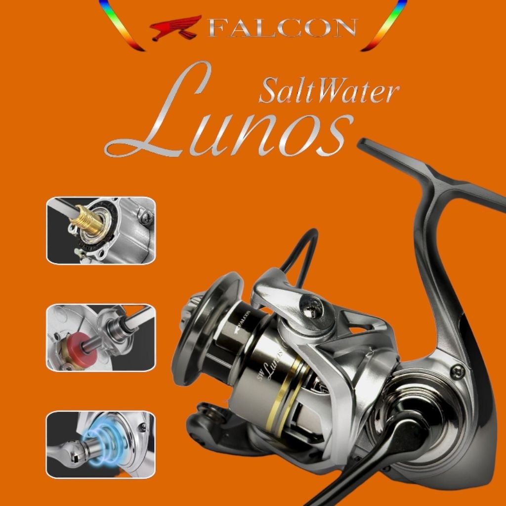 REEL SPINNING FALCON LUNOS