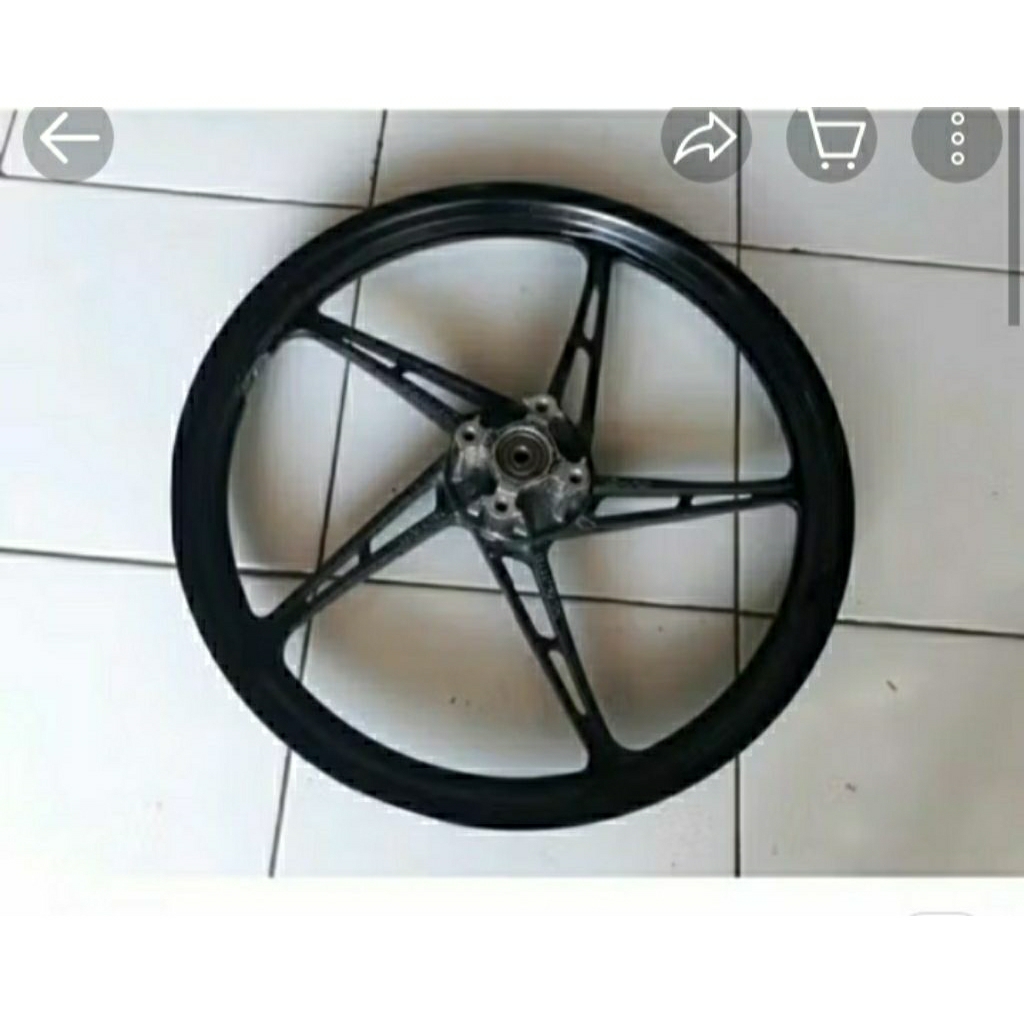 velg pelek depan Yamaha Jupiter Vega r new Vega ZR  barang cabutan original