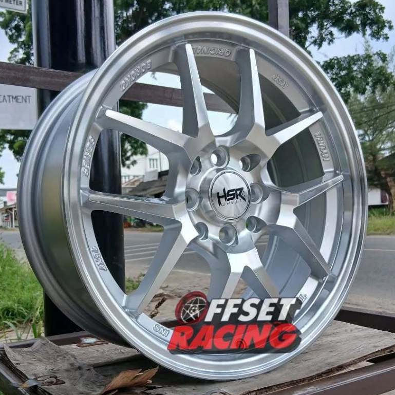 Velg Mobil HSR HYURA BOROKO R16 Lebar 7 Velg HSR Ring 16 Mobilio Jazz Brio Agya Ayla