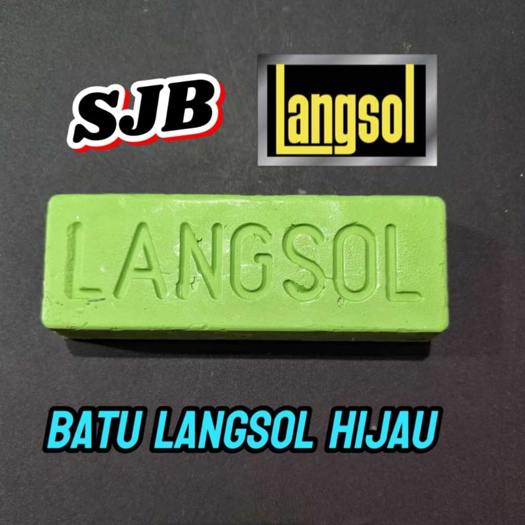 BATU LANGSOL HIJAU PENGKILAP BESI DAN STAINLESS STEEL - COMPOUND POLES METAL