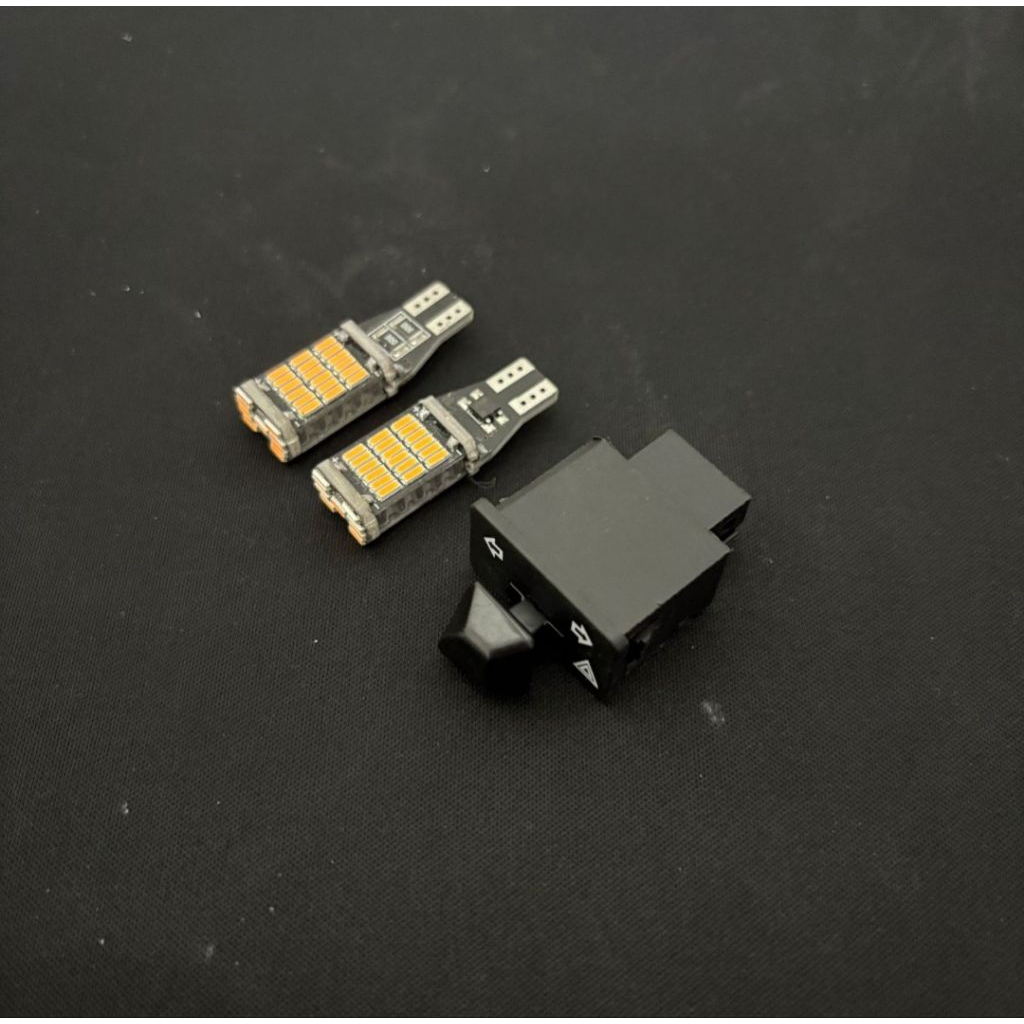 PAKET Tombol Saklar Sein Plus Sein Lampu Sen Dajjal 2 Pcs / Sen Saklar Hazard Motor Honda Revo Beat 