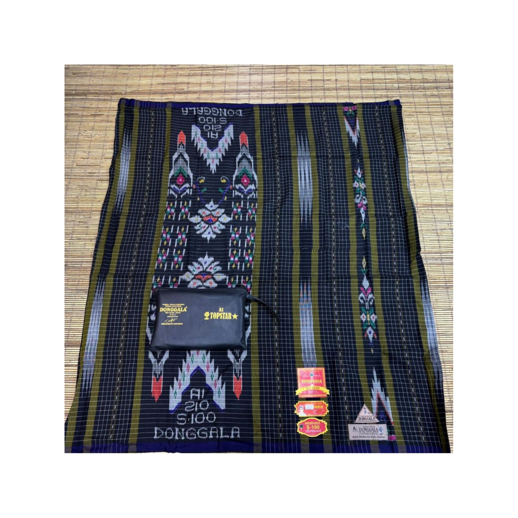 TERBARU | Sarung Tenun Samarinda Penang 210/2 Dobel A1 – 210 S-100 (Donggala) | Original Produksi Ha