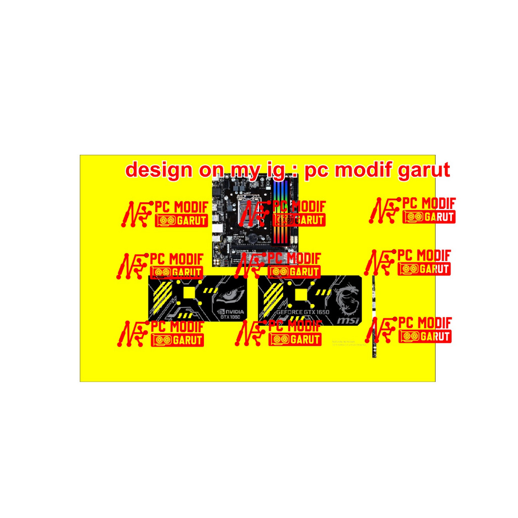 Paket side cover case pc led rgb logo custom