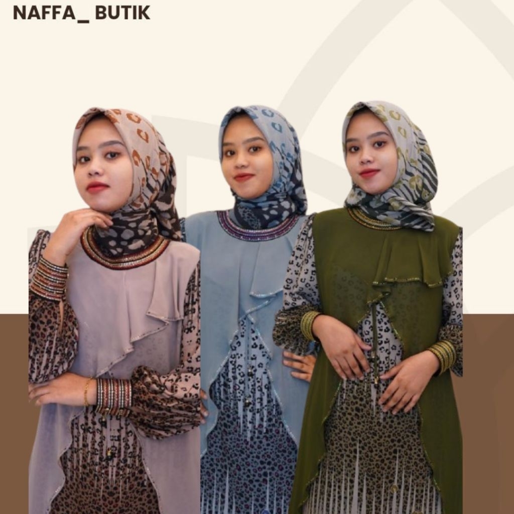 GAMIS ABAYA HIKMAT A4150 HIKMAT FASHION ORIGINAL