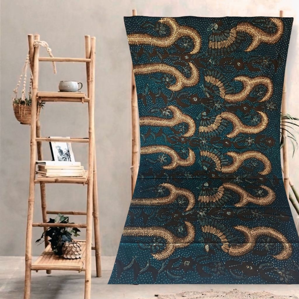 Kain Batik Tulis Madura Tosca Emeral