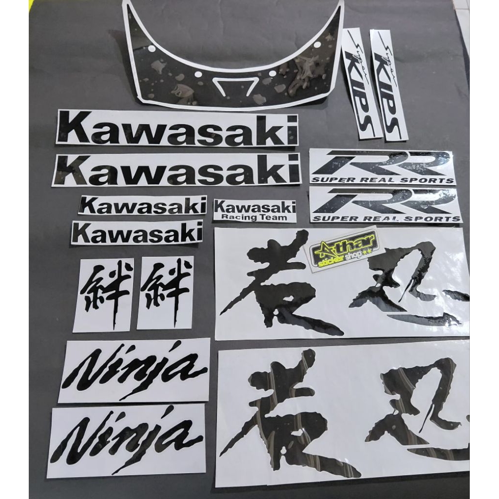 STRIPING NINJA RR OLD 150 CBU STIKER STRIPING ZX VARIASI NINJA ZX RR NINJA CBU
