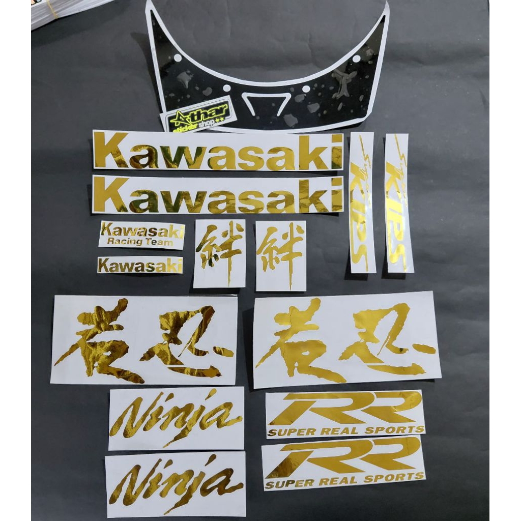 STRIPING NINJA RR OLD 150 CBU STIKER STRIPING ZX VARIASI NINJA RR NINJA CBU