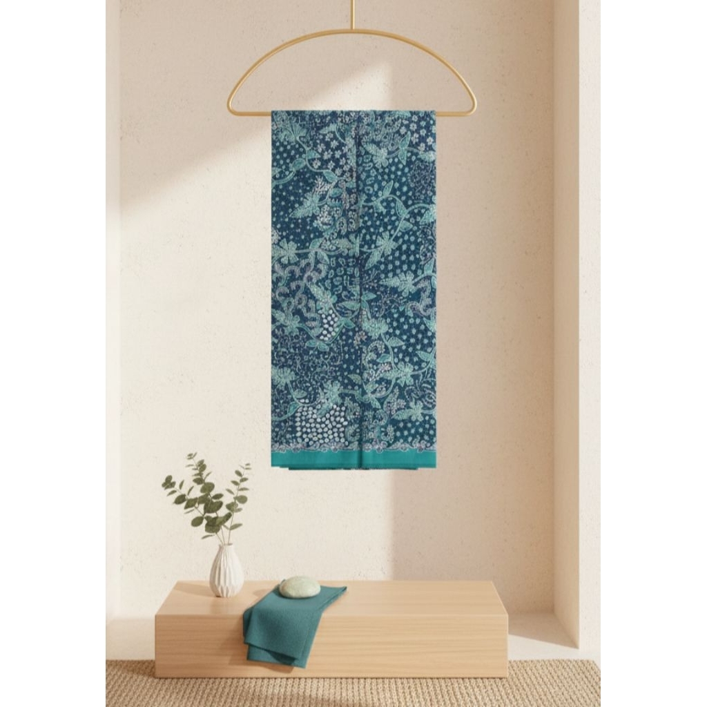 teal blue Kain Batik Asli Tulis Lasem Batik Tulis Lasem Batik Lasem