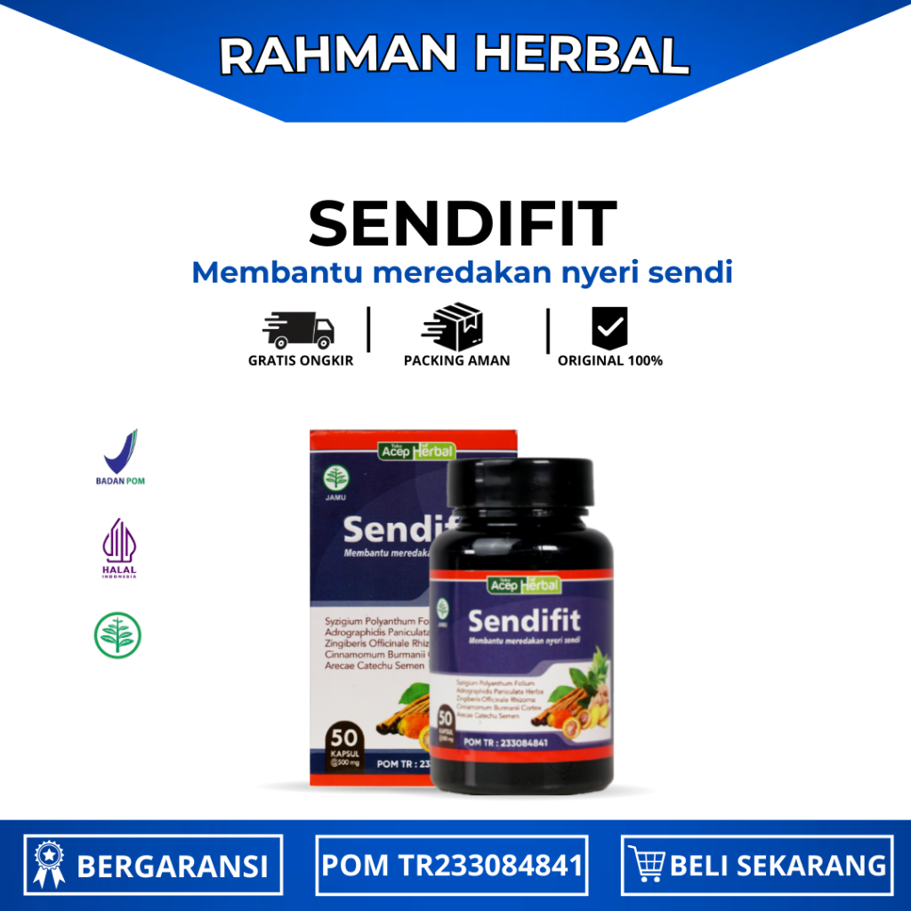 Sendifit Original Suplemen Sendi Tulang Otot Asli