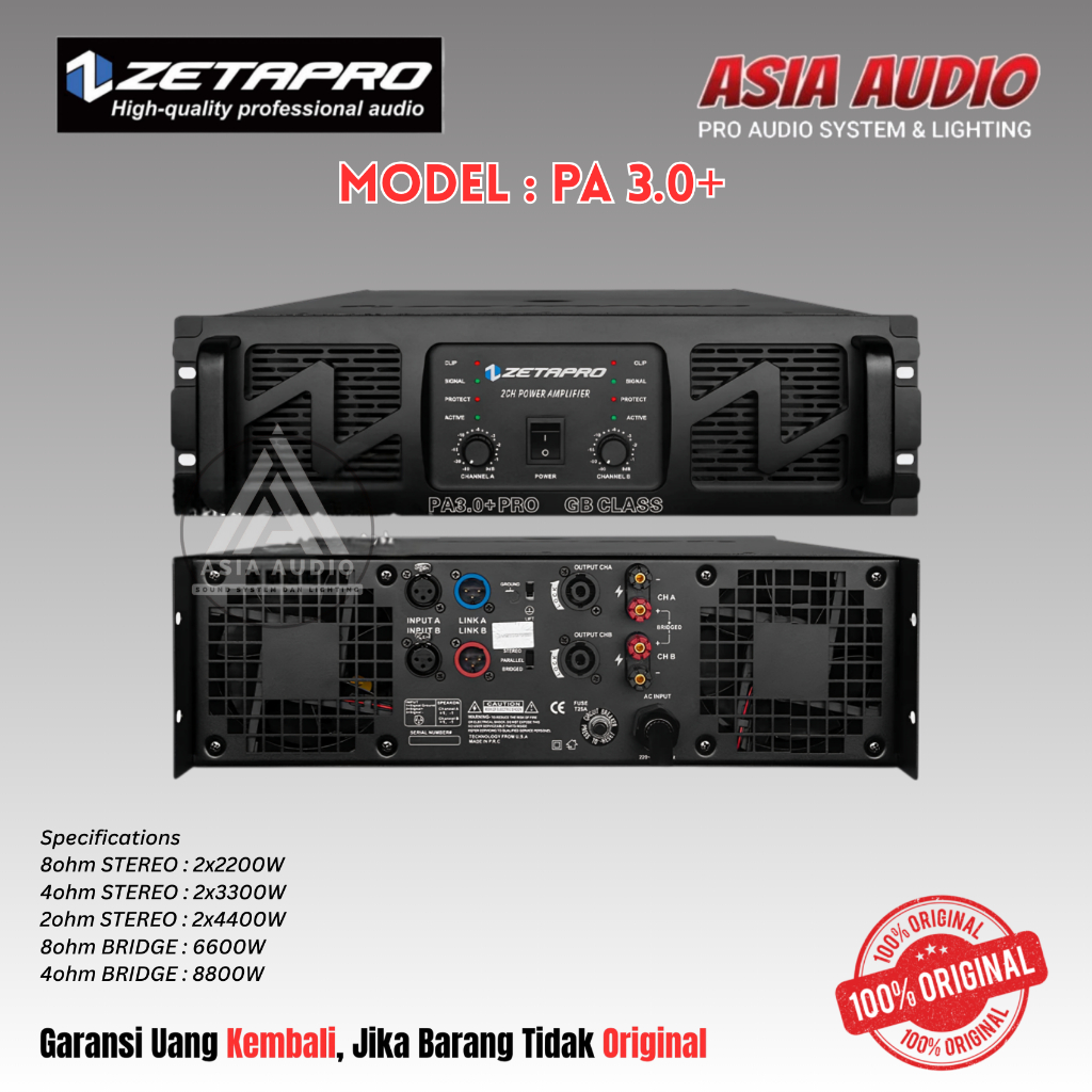 POWER ZETAPRO PA 3.0+ ORIGINAL