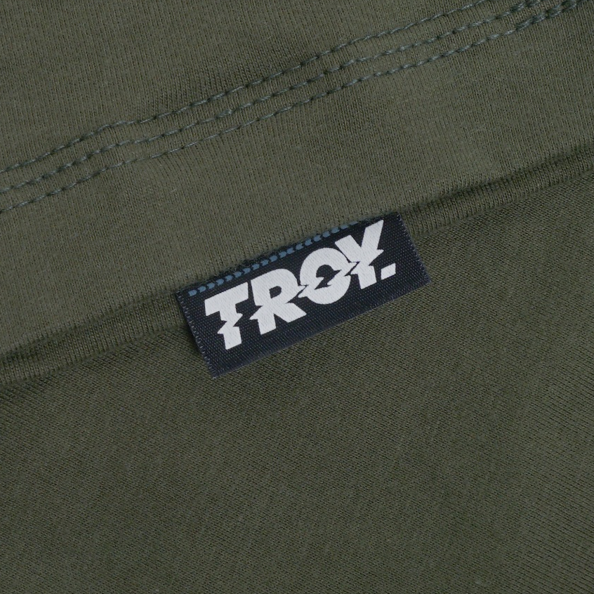 Troy Company Boxy Pocket Oversize Tshirt Army Green Basic - Kaos Boxy Pocket Oversize Polos Hijau Army BKD 2613