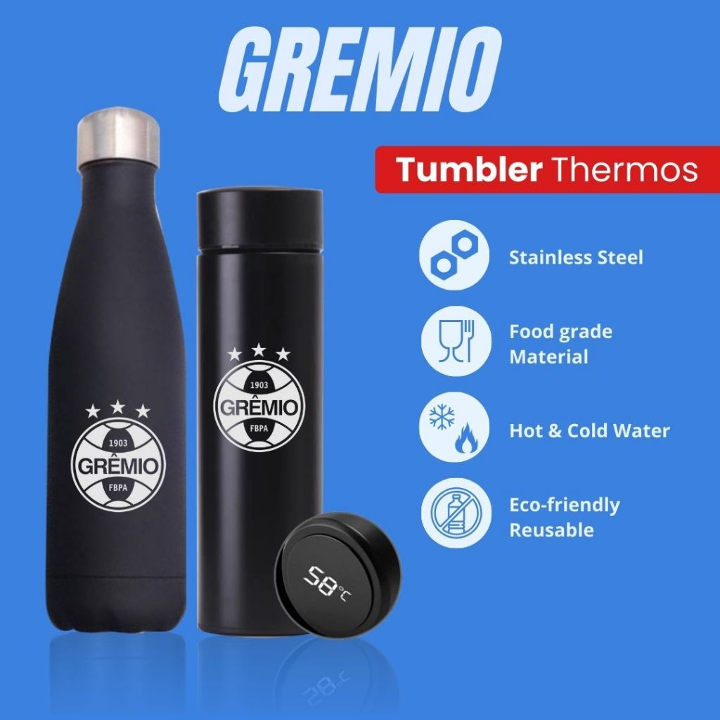GREMIO - TUMBLER TERMOS CUSTOM DESAIN LOGO GREMIO