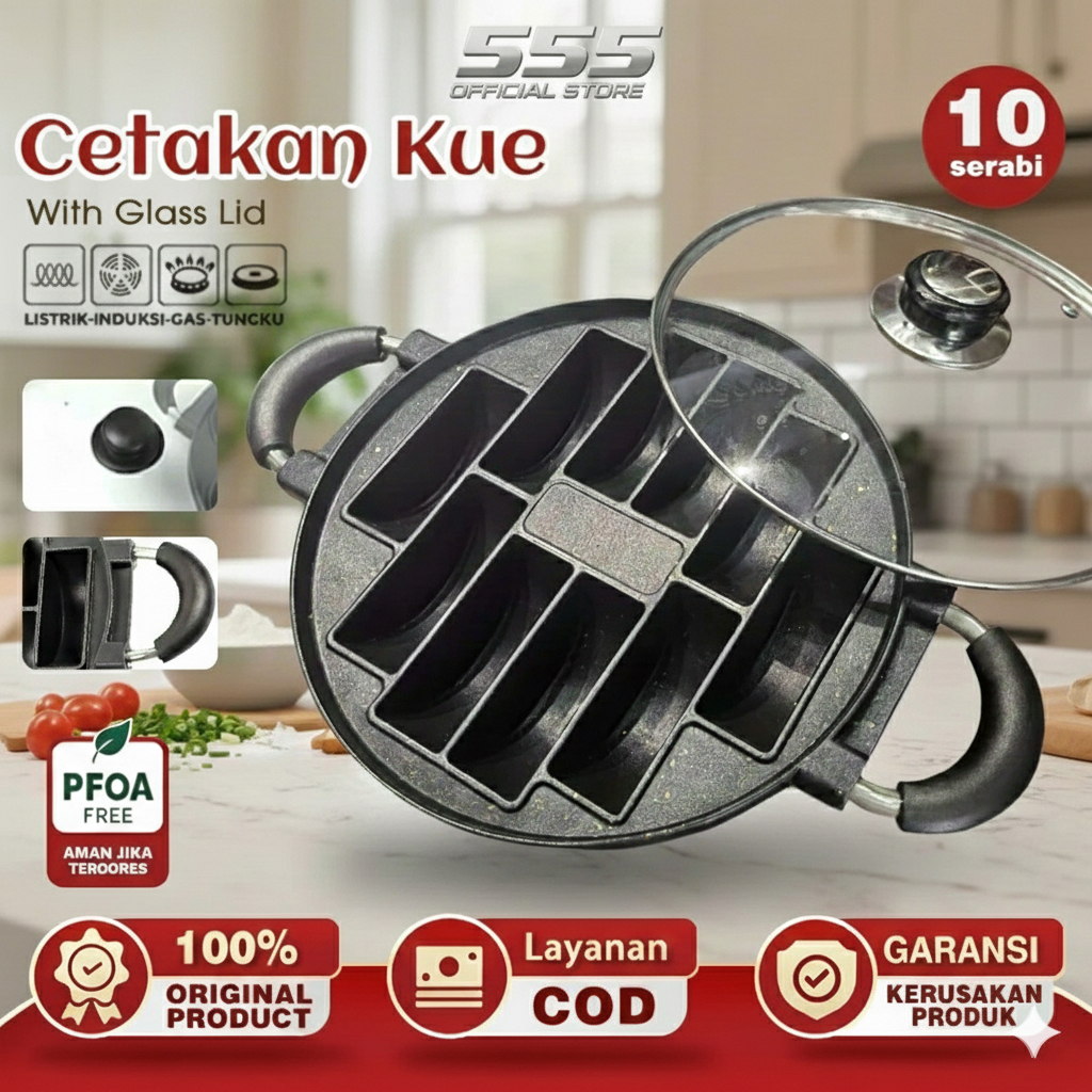 CETAKAN PUKIS 10 LUBANG CETAKAN KUE PUKIS CETAKAN KUE