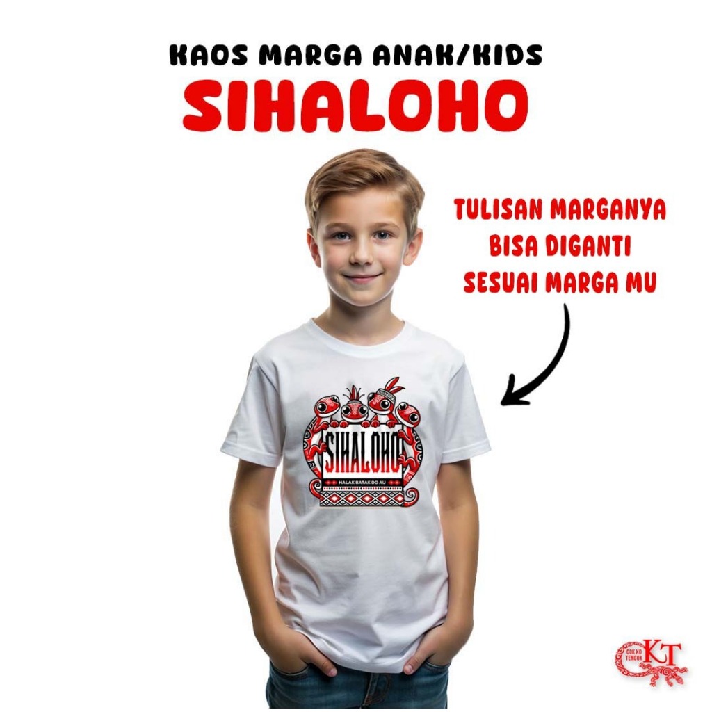 CKT Kaos Anak Marga Batak Sihaloho CKT Cok Ko Tengok Katun Combed 24s