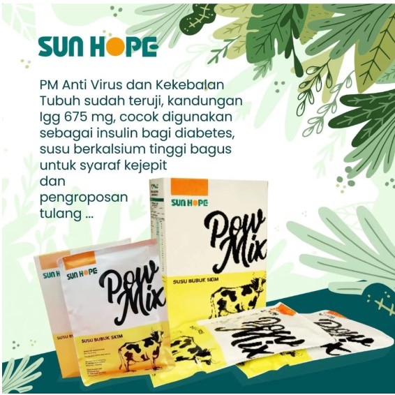 Susu Kolostrum Sun Hope – POW MIX Penunjang Pertumbuhan & Imunitas