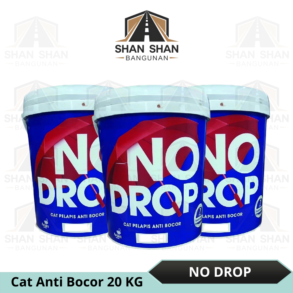 Cat Pelapis Anti Bocor No Drop 20 Kg / Cat Tembok No Drop Pail Cat WaterProofing