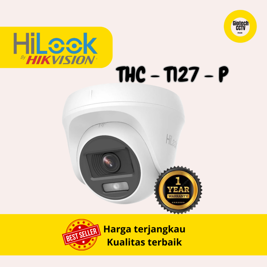 Hilook 2MP Indoor CCTV Kamera Colorvu 2MP