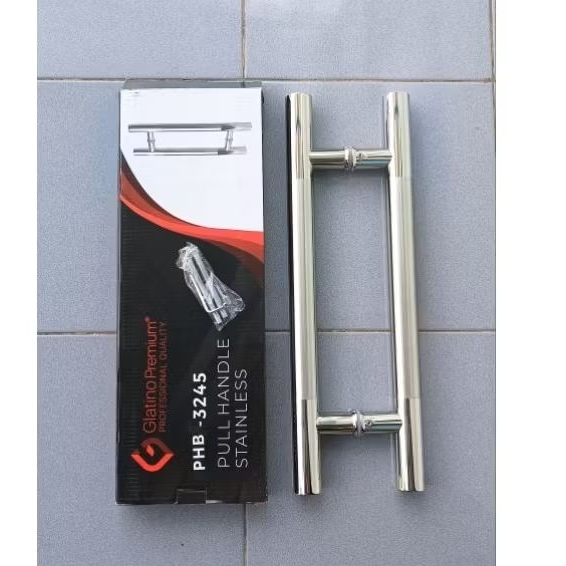 Pull Handle Glatino 45 cm Stainless BULAT / PHB GLT 45 CM / Handle Pintu Bulat Stainless / Gagang Pi