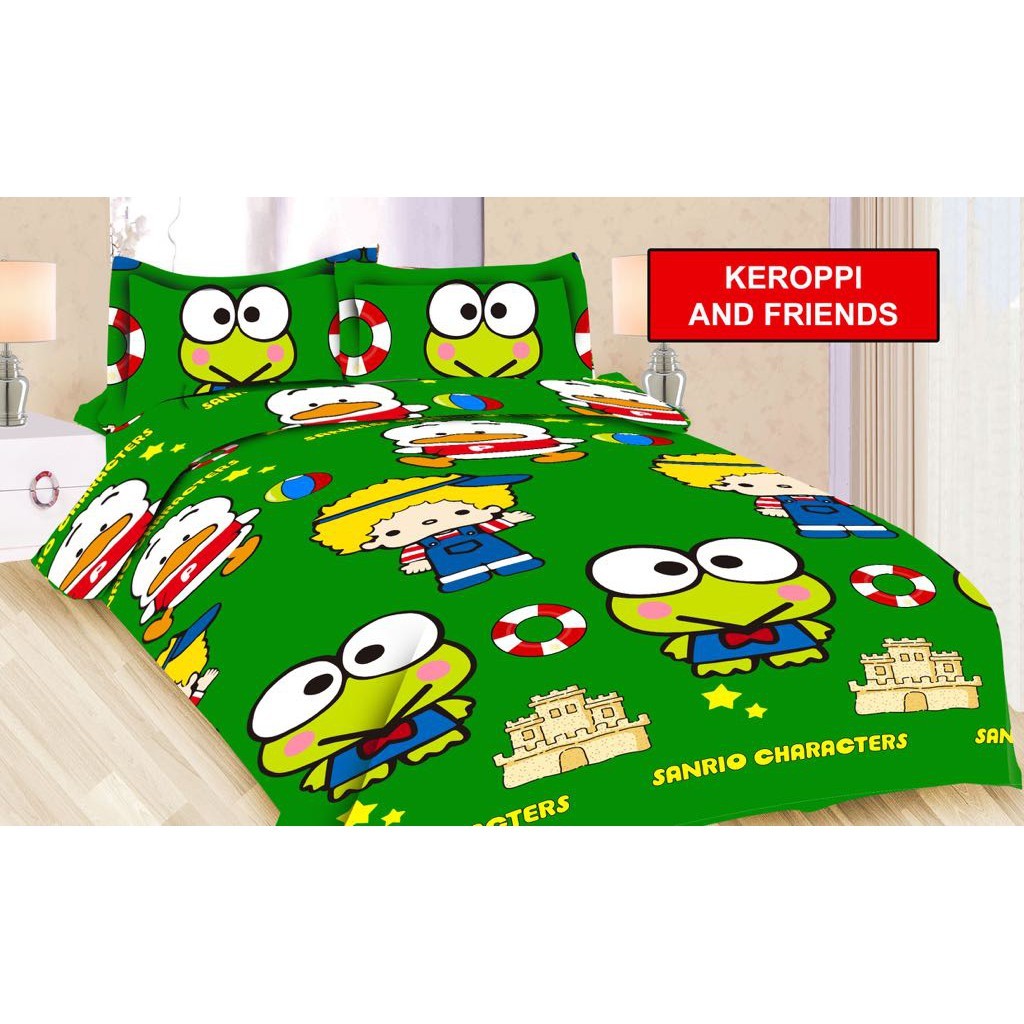 Sprei Bonita sorong 2in1 untuk ranjang 120x200x20cm