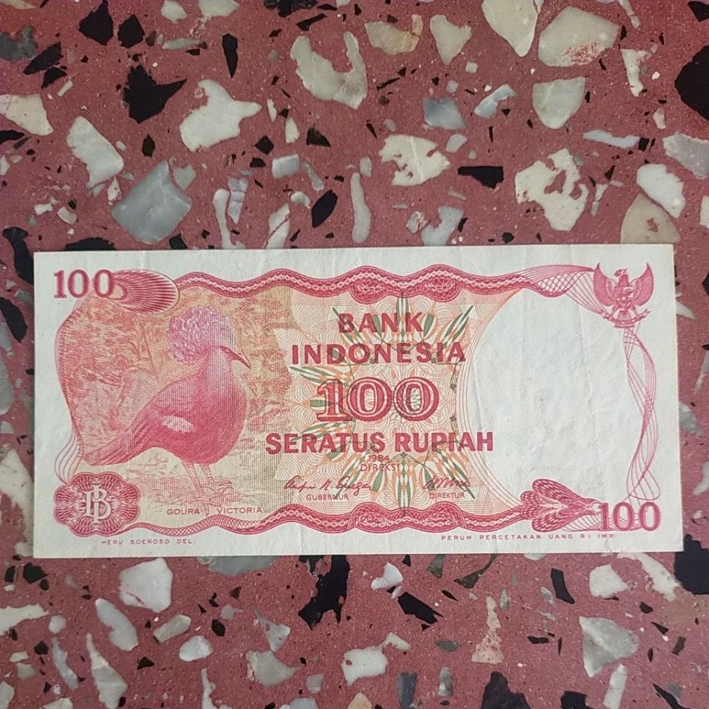 100 rupiah Goura Victoria 1984