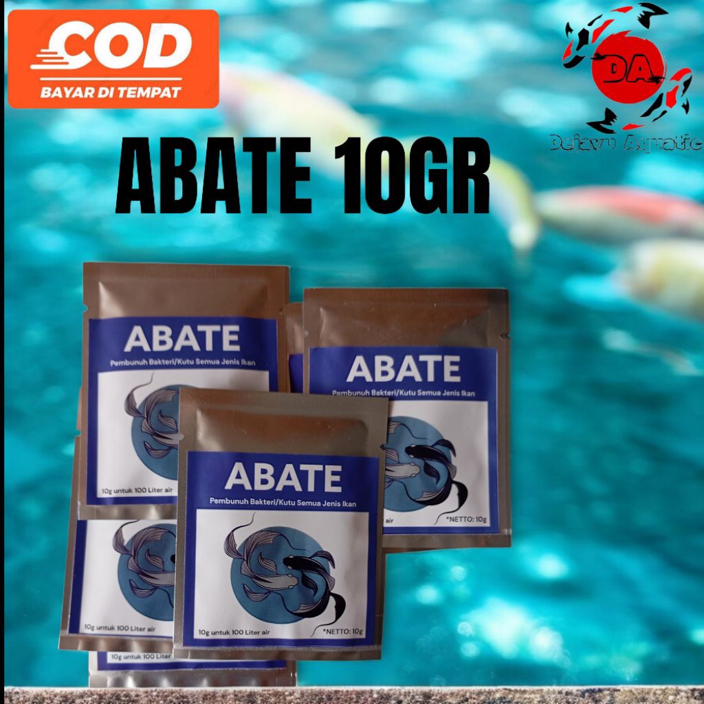 Abate 10GR Obat Jentik Nyamuk / Kutu Ikan Kolam Koi