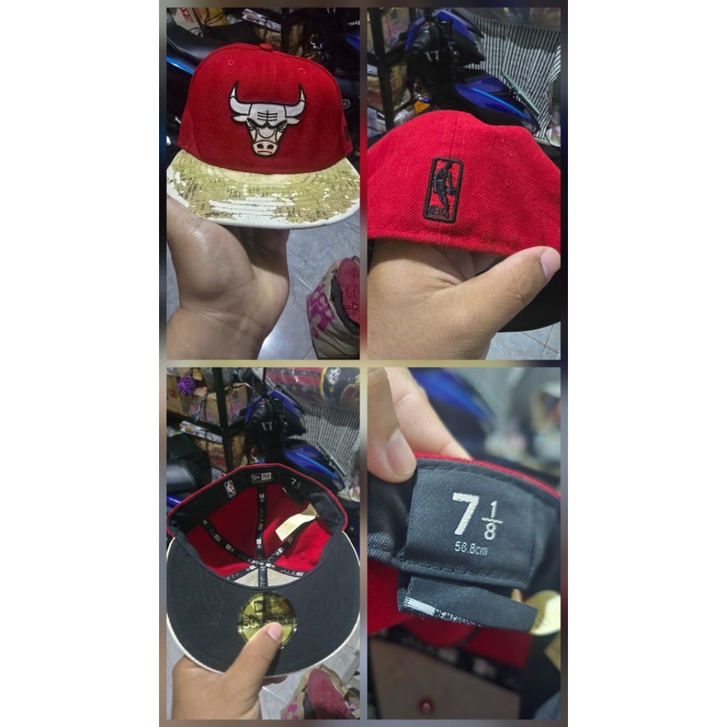 TOPI NEW ERA CHICAGO BULLS FITTED