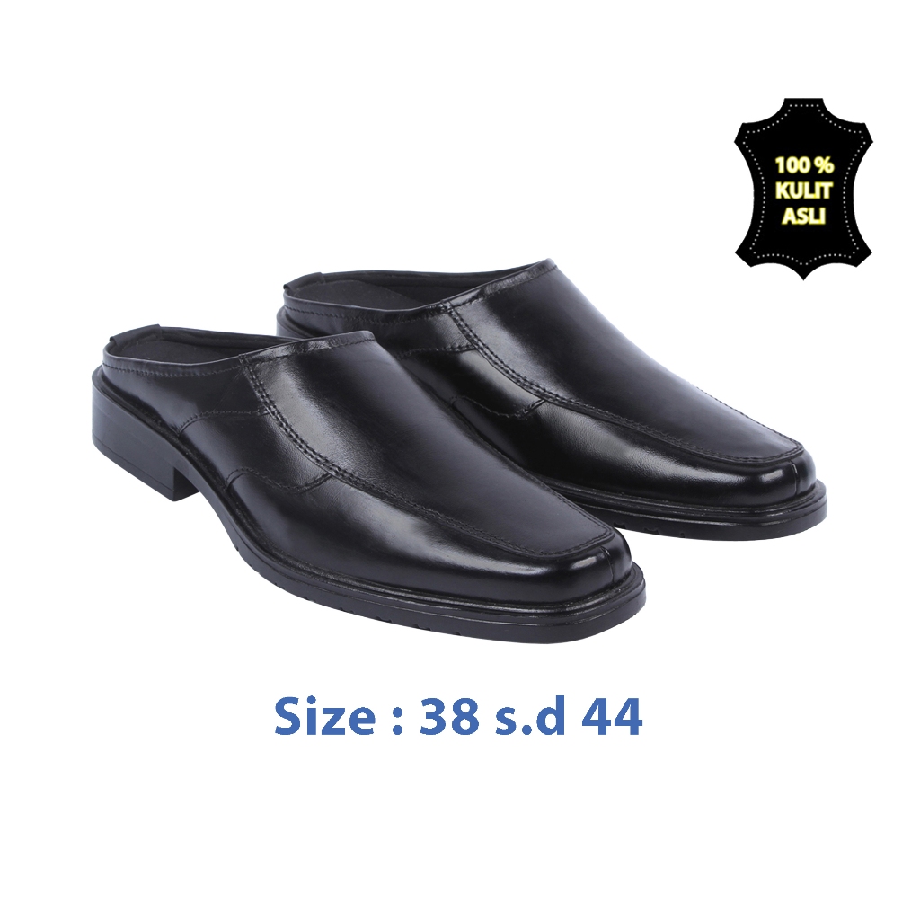 Zeintin - Sandal Sepatu Pria Kulit Asli Bustong ZEINTIN Sendal Selop Pria Kulit AJ